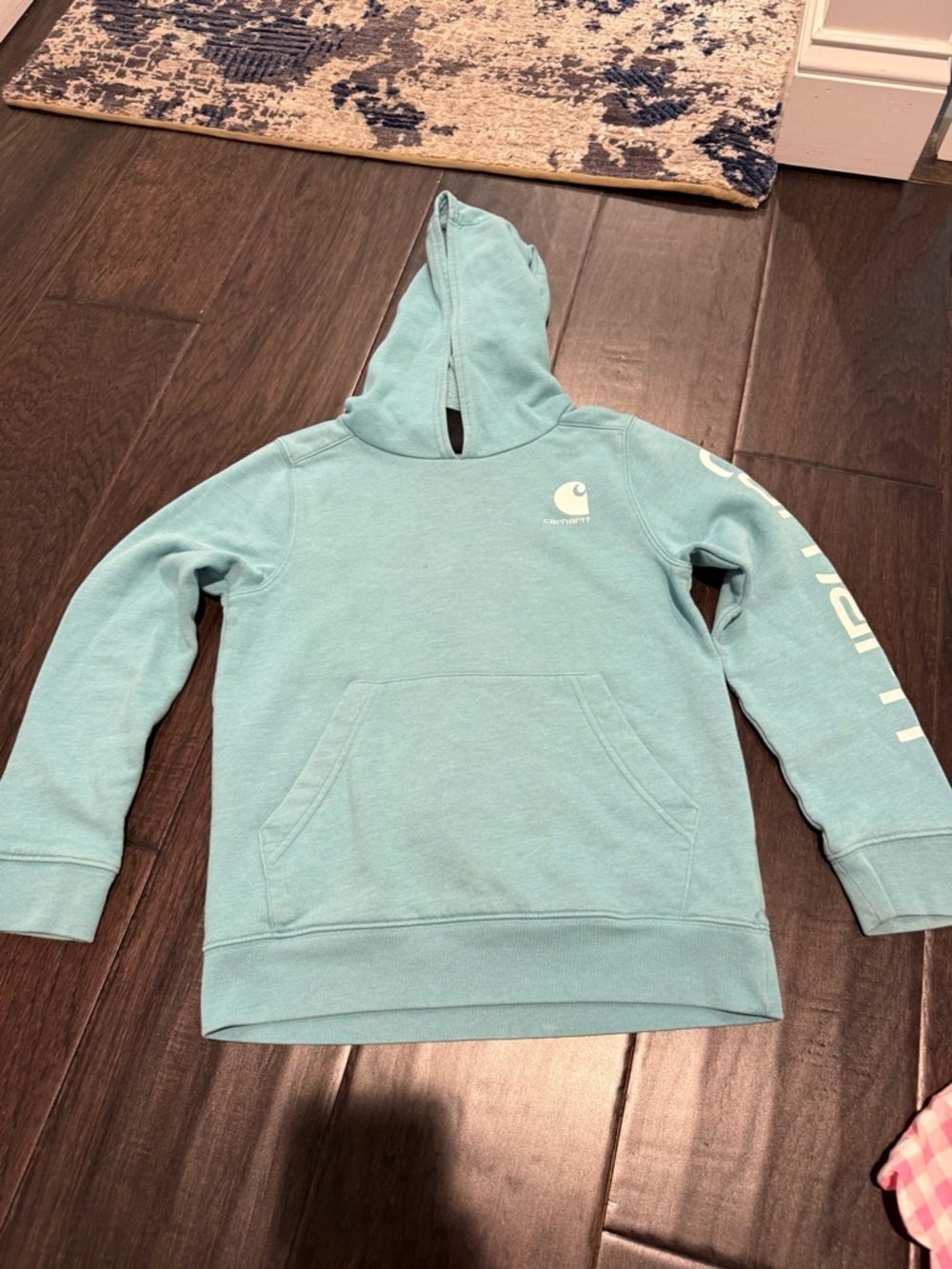 Carhartt Kids Light Teal Hoodie Sweatshirt